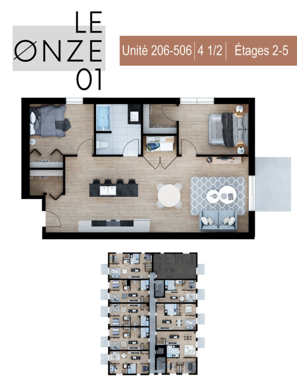 Appartement 2 chambres lumineux avec cuisine moderne, situé à Deux-Montagnes, idéal pour famille ou couple, offrant confort et proximité des commodités.