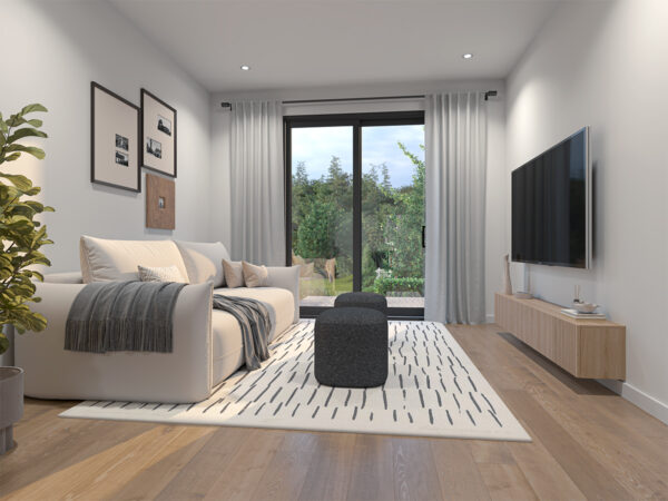 Appartement 1 chambre lumineux à Deux-Montagnes, idéal pour un séjour confortable en juillet.