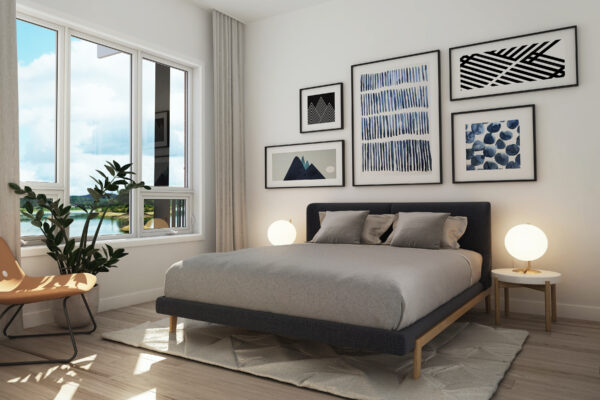 Appartement 3 chambres lumineux avec vue sur la nature à Sainte-Adèle, idéal pour famille ou vacances. Confort moderne, décoration élégante, proximité des commodités et de la nature.