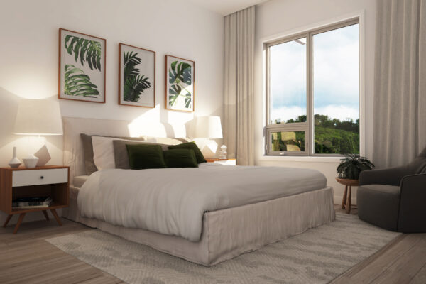 Appartement 3 chambres lumineux à Sainte-Adèle, parfait pour famille ou vacances, avec vue sur la nature, situé dans un quartier calme, disponible en août.