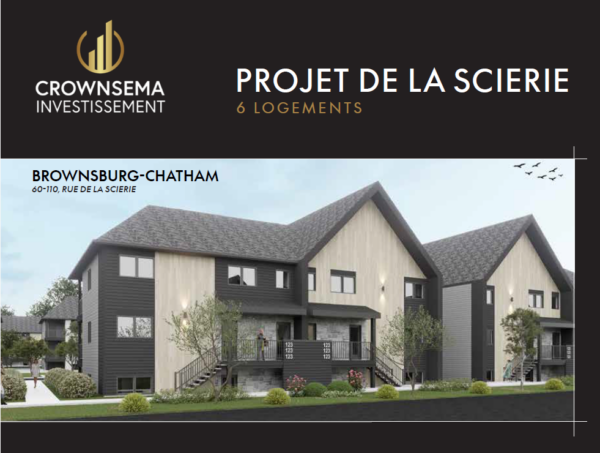 Appartement 2 chambres à Brownsburg-Chatham, disponible pour juillet et août, offrant confort et modernité dans un environnement paisible.