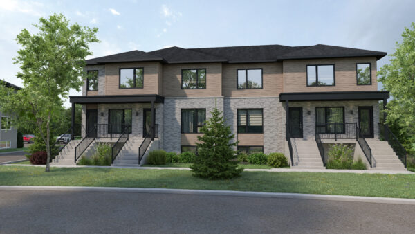 Appartement 2 chambres moderne à Brownsburg-Chatham, idéal pour famille ou couple, avec accès facile aux commodités et espaces verts.