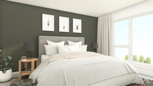 Appartement 2 chambres lumineux à Saint-Jérôme, idéal pour famille ou couple, avec vue sur la nature, situé dans un quartier calme, disponible en août.